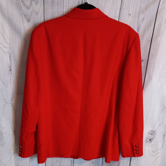 Pendleton | Vintage Red 100% Virgin Wool Blazer Jacket - Picture 2 of 8